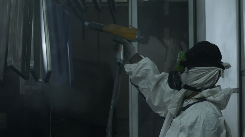 Electrostatic Painting Service detail