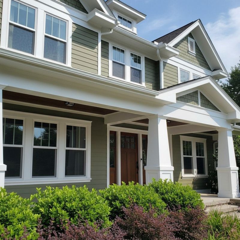 Exterior Shutters Painting detail