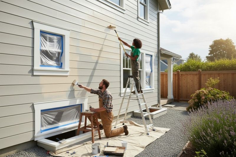 Siding Painting Service detail