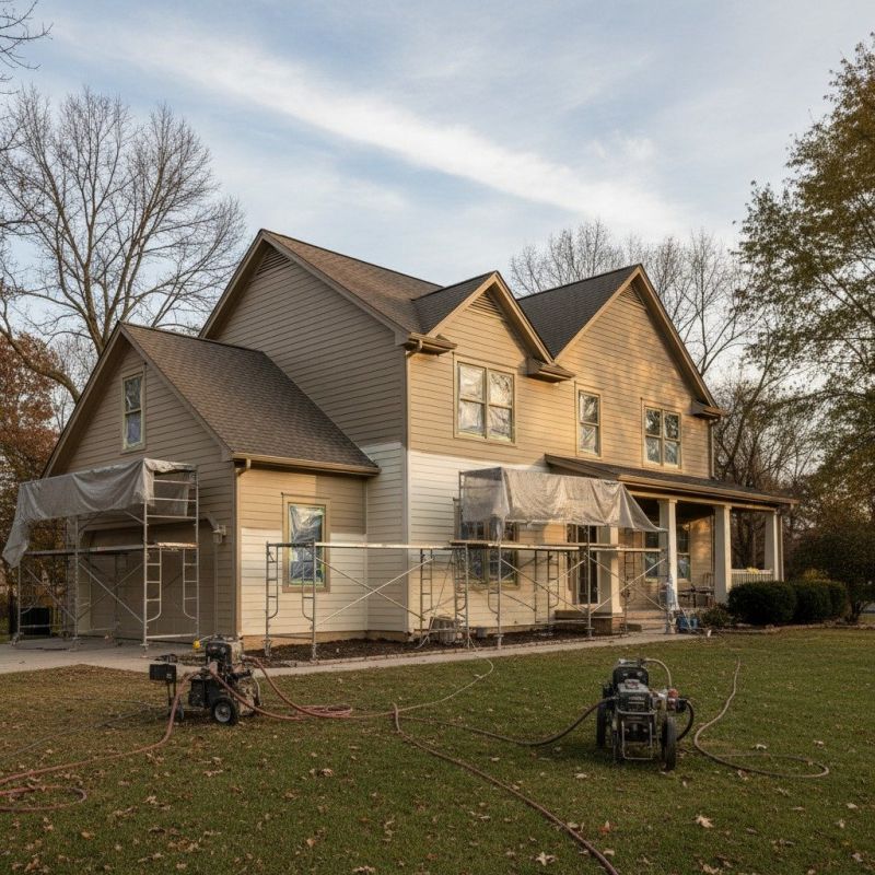 Siding Painting Service detail